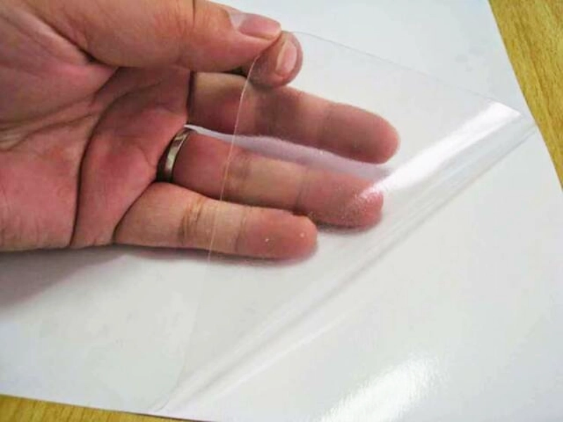 cấu tạo decal trong suốt