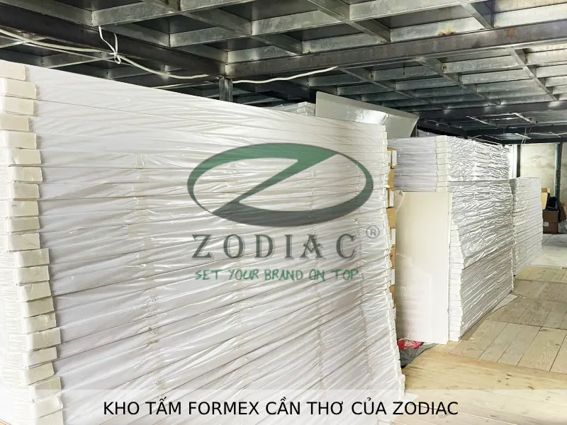 Kho tấm formex Cần Thơ của ZODIAC