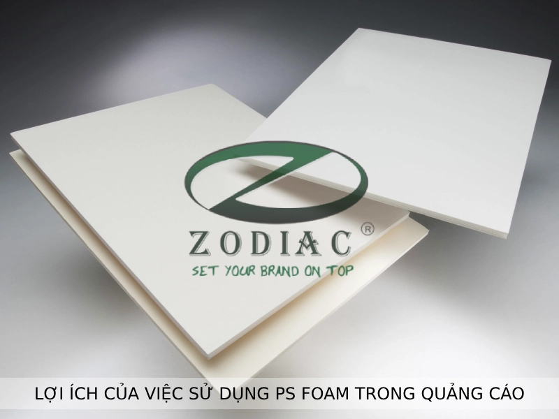 Lợi ích của việc sử dụng PS foam trong quảng cáo