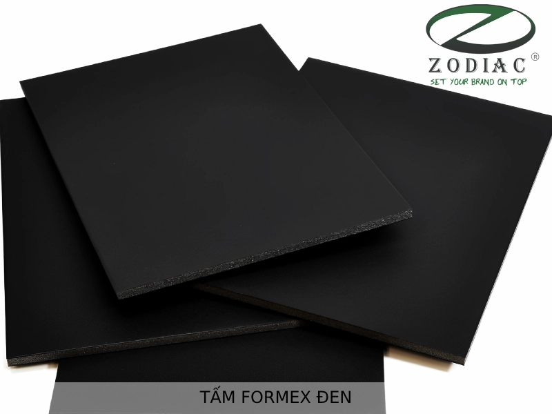 Tấm formex màu đen