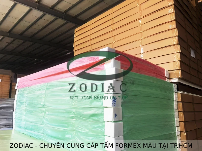 ZODIAC chuyên cung cấp tấm formex màu tại TPHCM