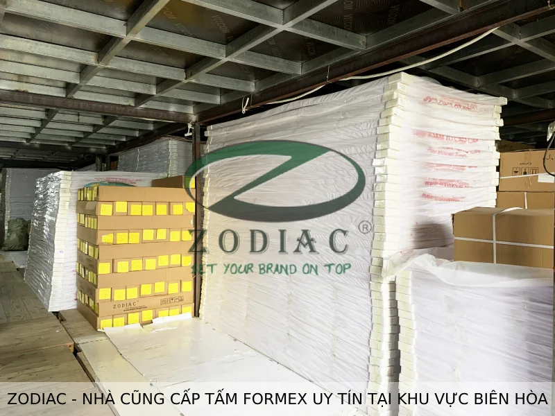 ZODIAC nhà cung cấp tấm formex uy tín tại khu vực Biên Hòa