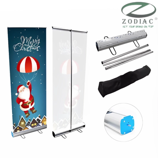 Hướng dẫn cách lắp standee cuốn chuẩn đẹp