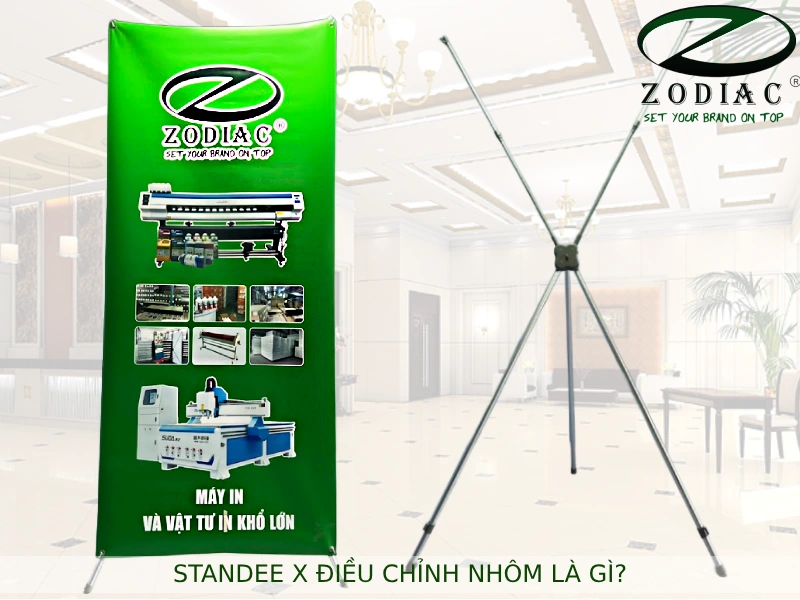Standee x điều chỉnh nhôm là gì