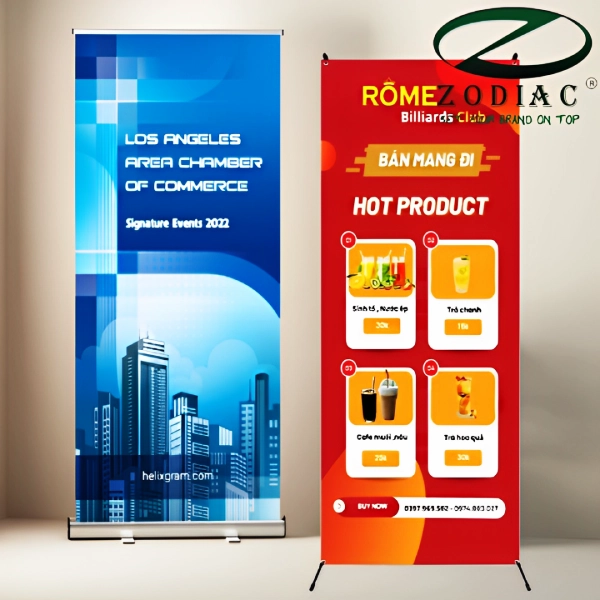 cách lắp standee