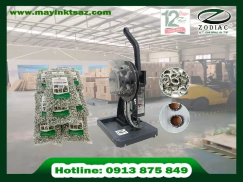 Máy Bấm Khuy Bạt Màu Xám