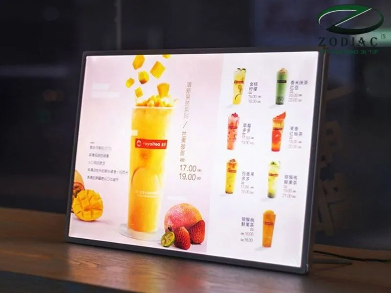 Hộp đèn LED siêu mỏng tại ZODIAC