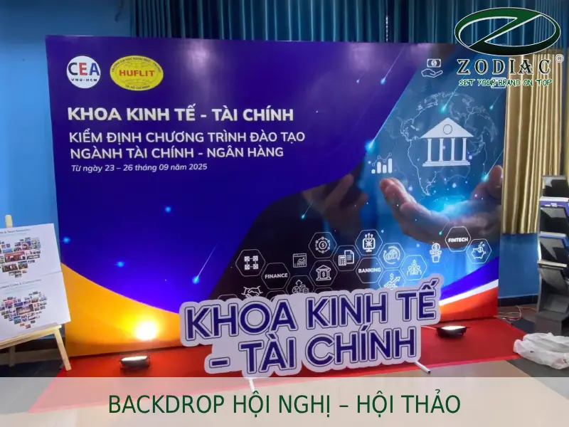 Backdrop hội nghị – hội thảo tại ZODIAC