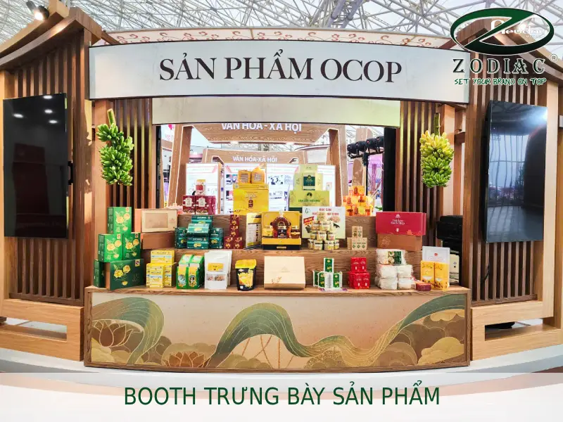 Booth trưng bày sản phẩm tại ZODIAC