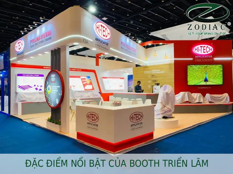 Đặc điểm nổI bật của booth triển lãm tại ZODIAC