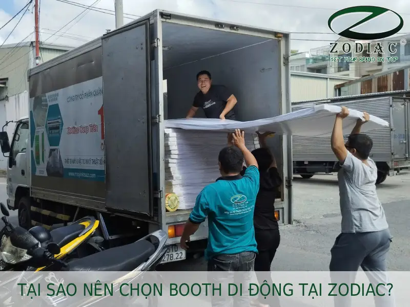 Tại sao chúng ta nên chọn booth di động tại ZODIAC