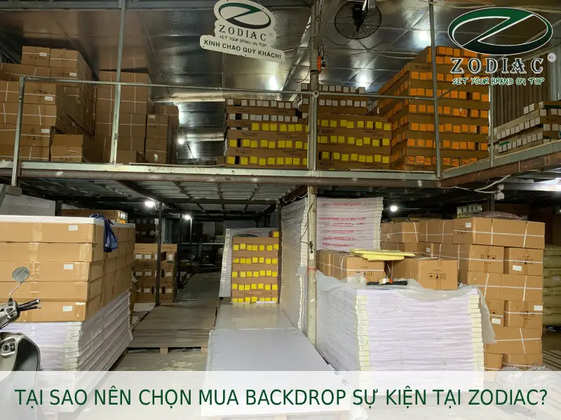 Tại sao nên chọn mua backdrop sự kiện tại ZODIAC