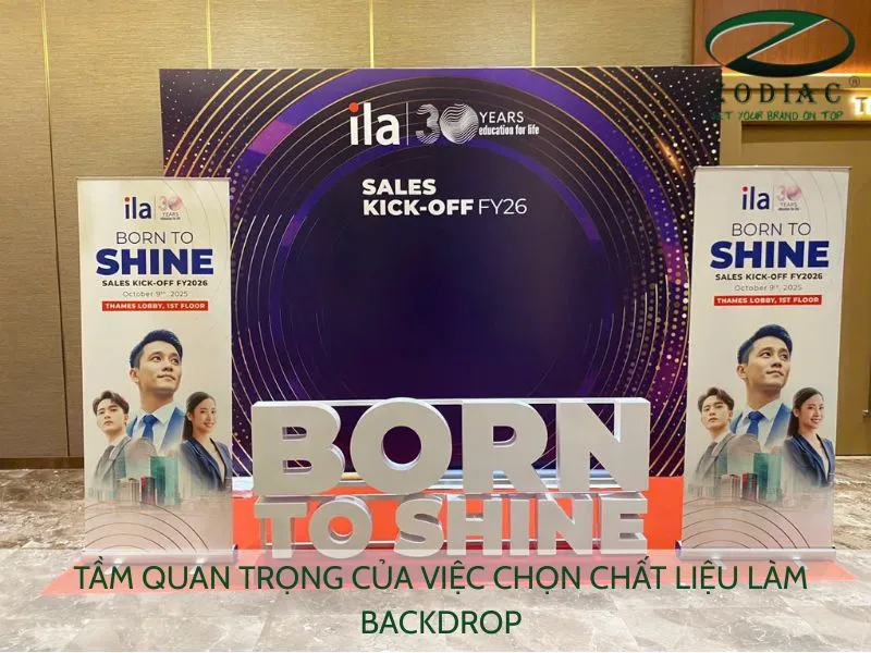 Tầm quan trọng của việc chọn chất liệu làm backdrop