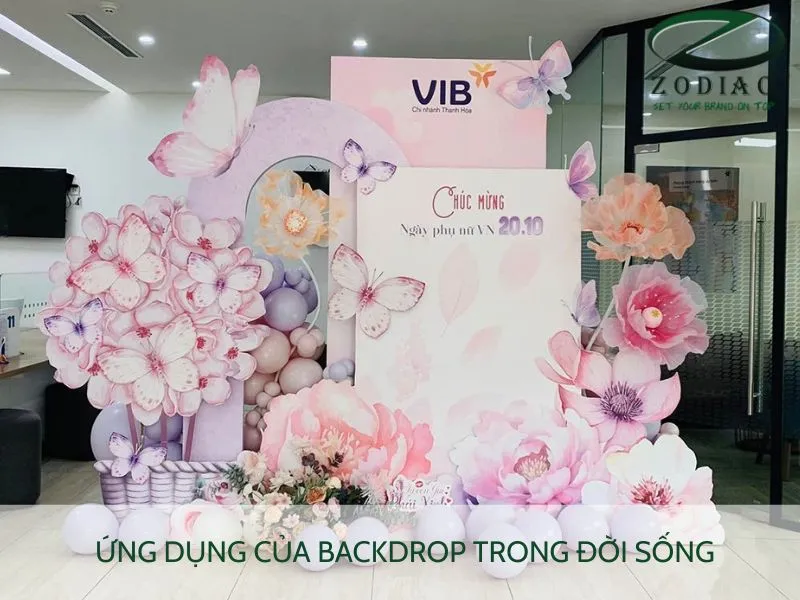 Ứng dụng của backdrop trong đời sống