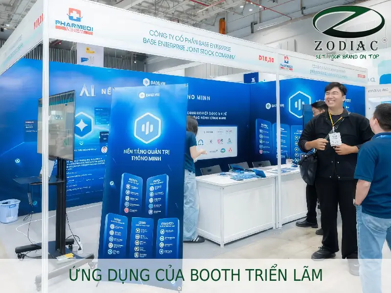 Ứng dụng của booth triển lãm tại ZODIAC
