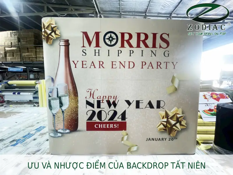 Ưu và nhược điểm của backdrop tất niên tại ZODIAC