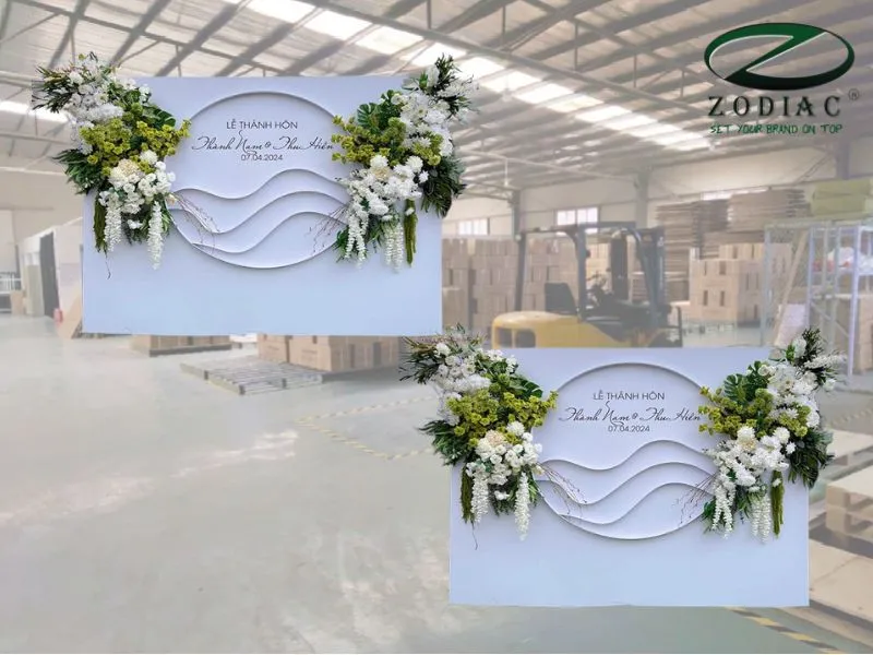 backdrop đám cưới đẹp nhất tphcm