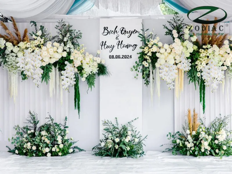 backdrop đám cưới ý nghĩa