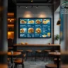 Bảng menu đèn led tại ZODIAC