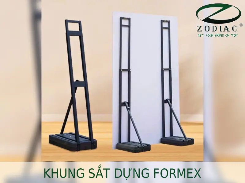 Khung sắt dựng formex tại ZODIAC
