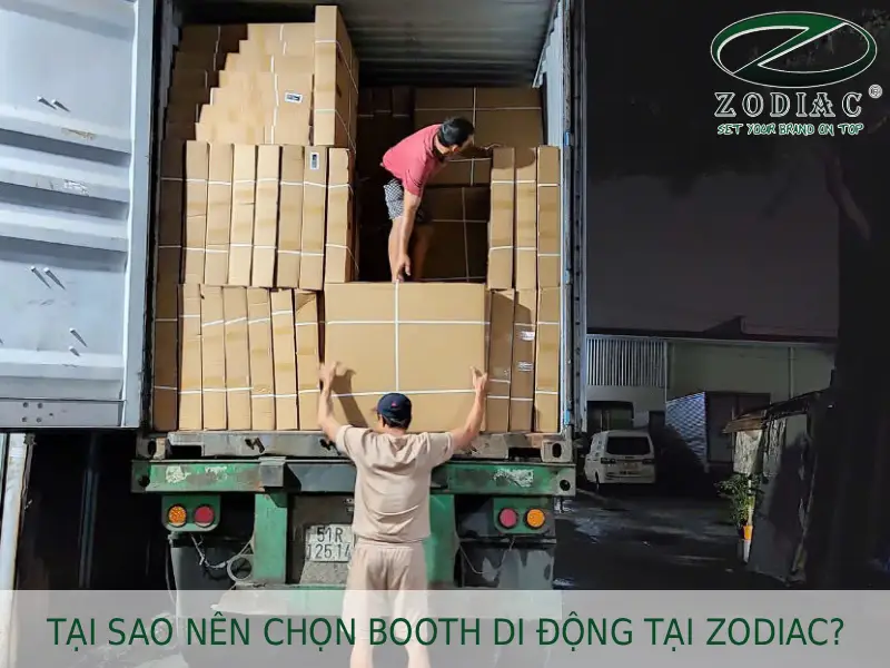 Tại sao nên chọn booth di động tại ZODIAC
