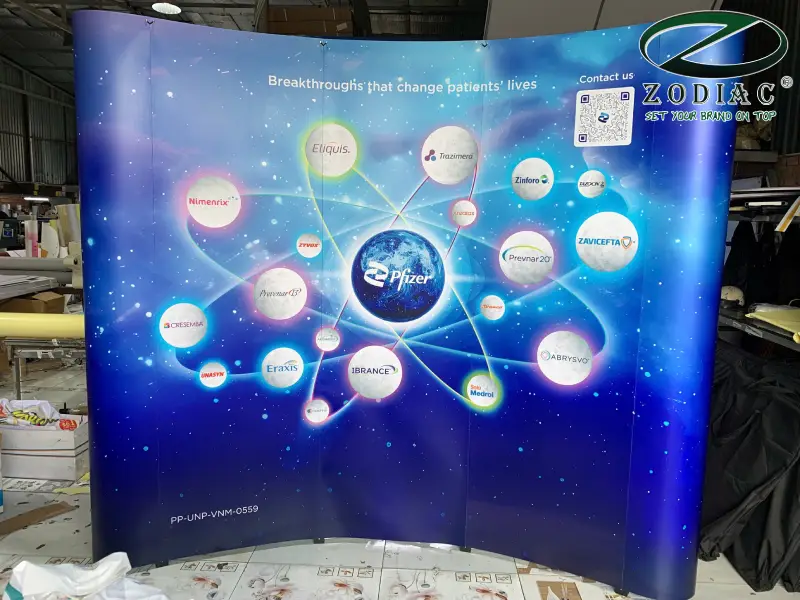 Backdrop hội nghị đẹp tại ZODIAC