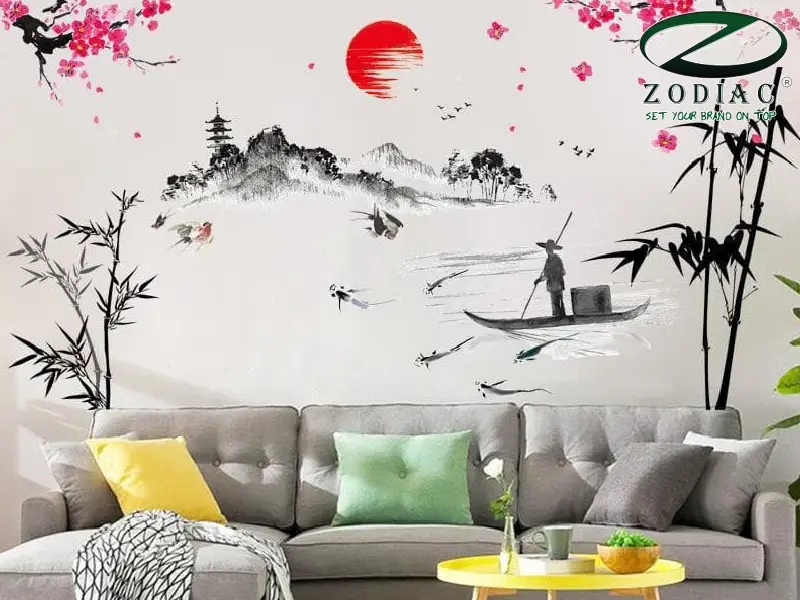 Dán decal tường tại ZODIAC