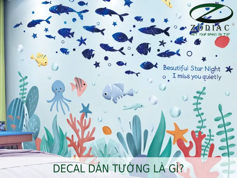 Decal dán tường là gì tại ZODIAC