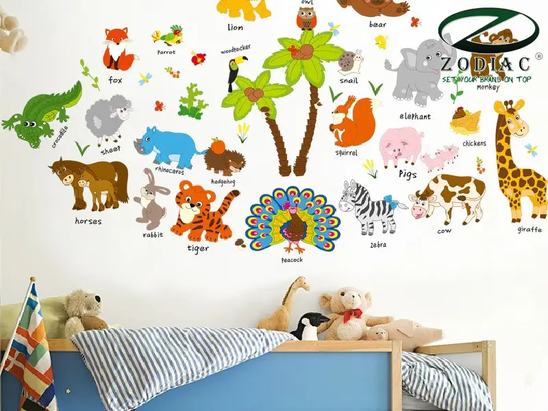 Tranh dán tường cho bé tại ZODIAC