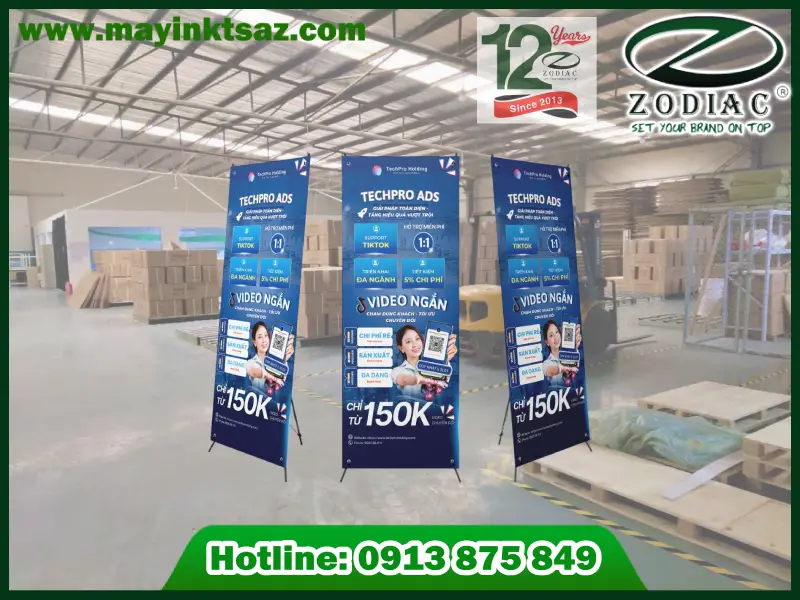 Standee công ty tại ZODIAC