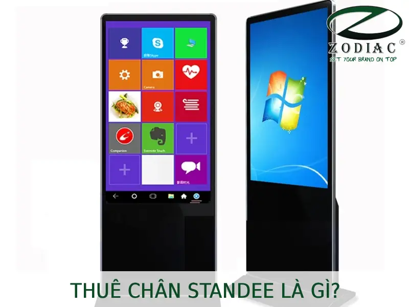 Thuê chân standee là gì tại ZODIAC