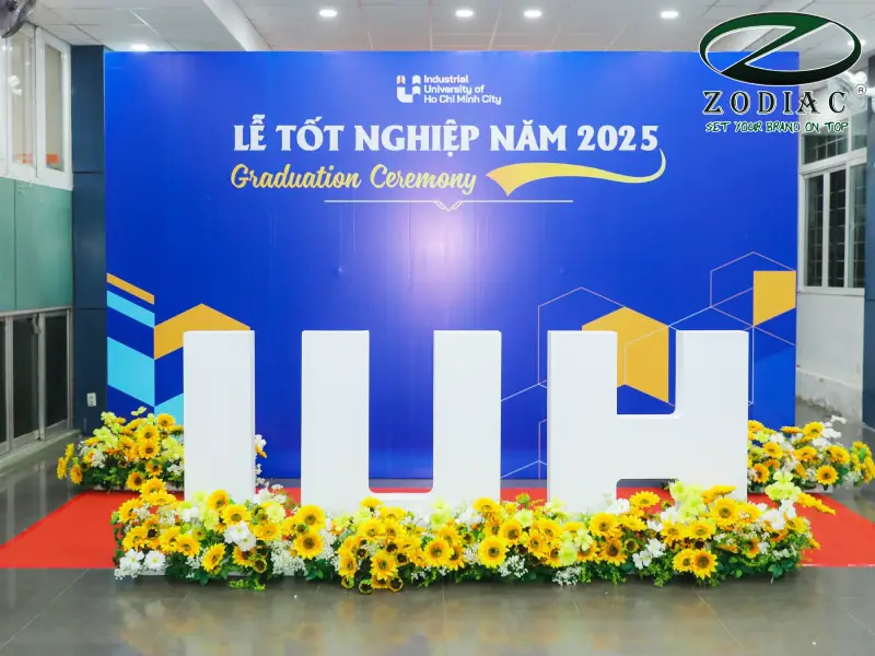 Các mẫu backdrop lễ tốt nghiệp đẹp và ấn tượng tại ZODIAC