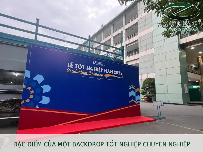 Đặc điểm của một backdrop tốt nghiệp chuyên nghiệp tại ZODIAC