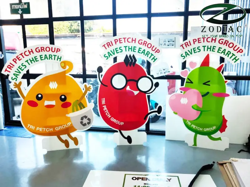 Standee diecut tại ZODIAC