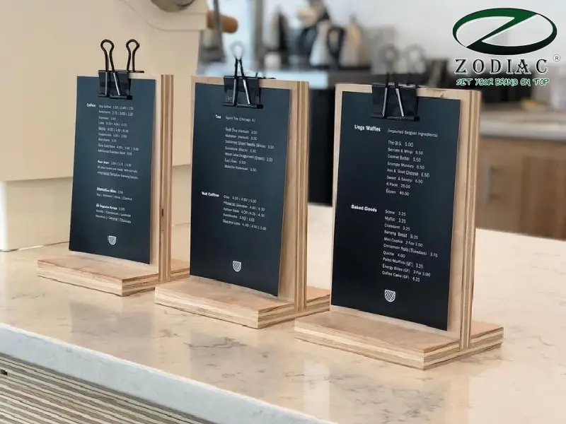 Standee gỗ tại ZODIAC