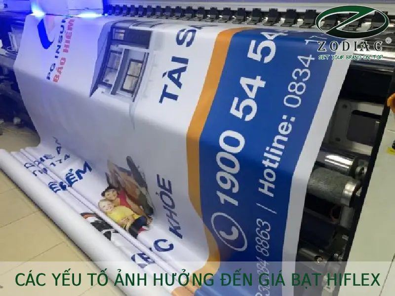 Các yếu tố ảnh hưởng đến giá bạt hiflex tại ZODIAC
