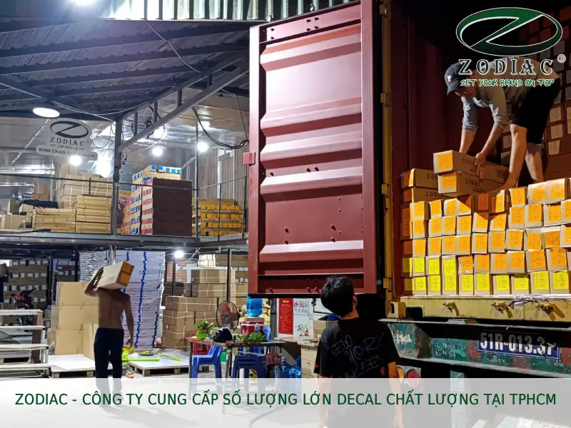 ZODIAC - Công ty cung cấp số lượng lớn decal chất lượng tại TPHCM tại ZODIAC