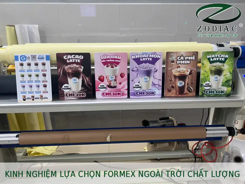 Kinh nghiệm lựa chọn formex ngoài trời chất lượng tại ZODIAC