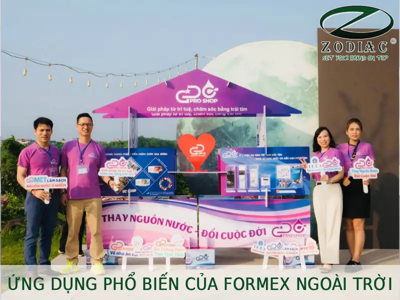 Ứng dụng phổ biến của formex ngoài trời tại ZODIAC