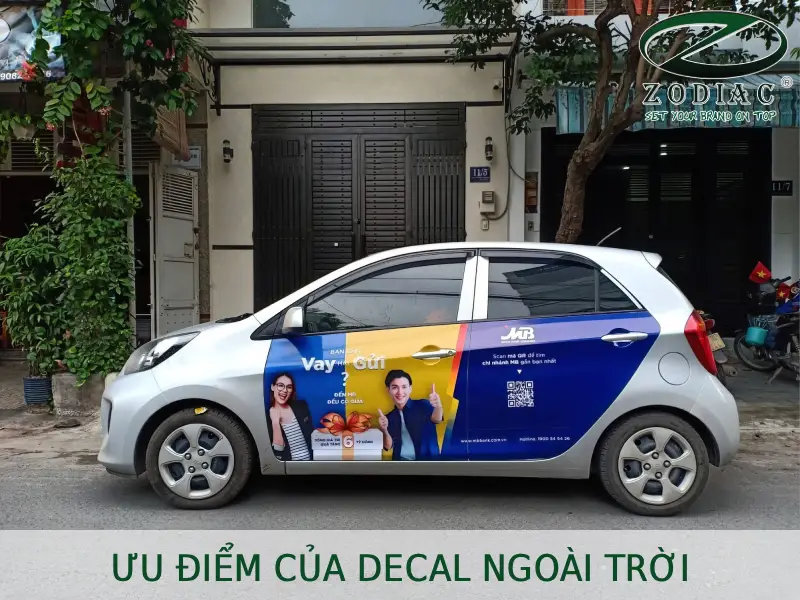 Ưu điểm của decal ngoài trời tại ZODIAC