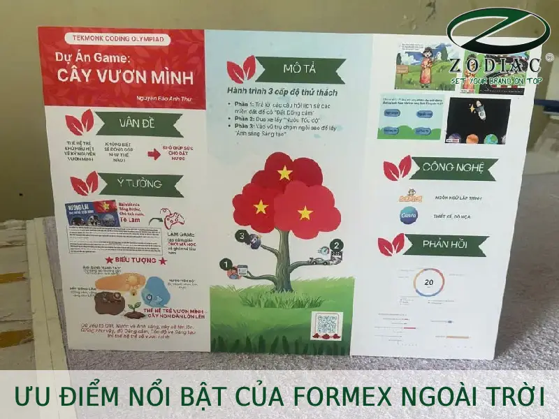 Ưu điểm nổi bật của formex ngoài trời tại ZODIAC