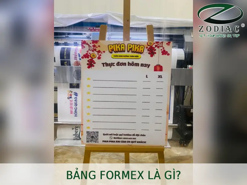 Bảng formex là gì tại ZODIAC