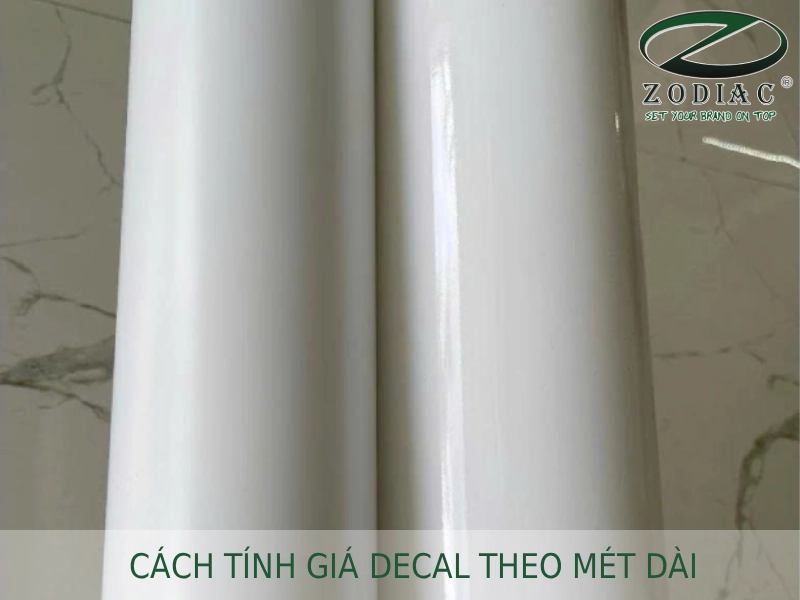Cách tính giá Decal theo mét dài
