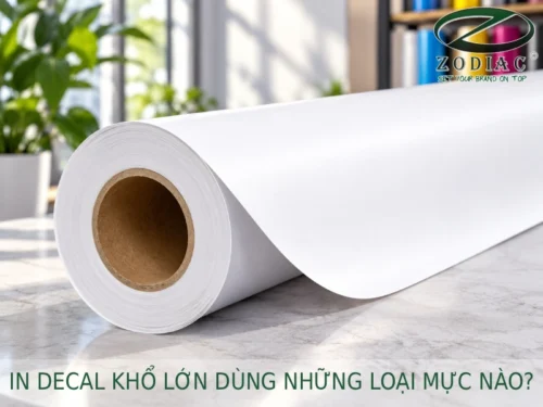In decal khổ lớn dùng những loại mực nào