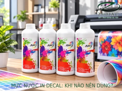 Mực nước in decal: Khi nào nên dùng